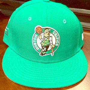 Green Boston Celtics Flat Bill adjustable cap